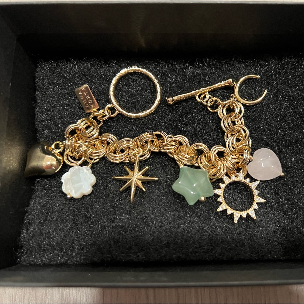 Luna norte charms bracelet heart